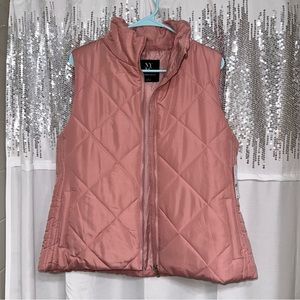 New York & Co. Woman’s Sz L Dusty Rose Vest
